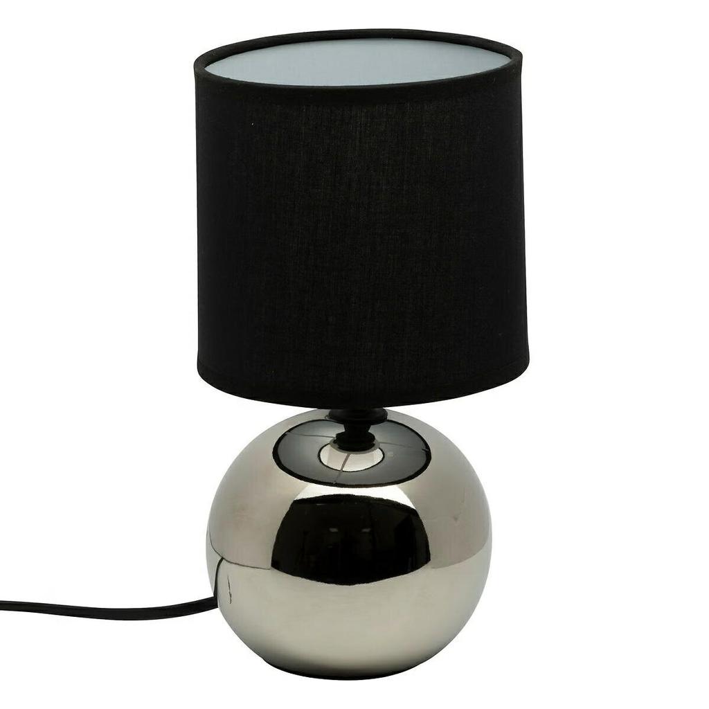 Timeo Night Lamp Black | Silver