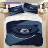 Memphis Football Helmet Three-piece set(1 * duvet cover + 2 * pillowcase, without core)Christmas birthday gift Duvet cover and pillowcase Bedding set
