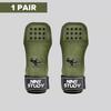1Pair Premium Cowhide Leather Gym Fitness Gloves Lifting Straps Grips Anti-Skid Weightlifting belt For Palm Protection Deadlift