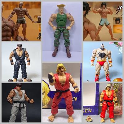 Boxer Street Fighter St Sangilf, Ken Ken Gulie, Long Wu Lei'An, Wang Ma, Movable Boxed Figure
