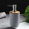 Refillable Bamboo Soap Dispenser Plastic Pump Bath Lotion Pump Jar Hand Sanitizer Bottle  Kitchen