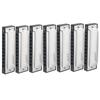 EAST TOP Harmonica Set 7 Tone Bb C D E F 10 Hole Harmonica 10 Holes 20 Tone Stainless Steel Cover ABS Case Clean Cloth Suitable for Learning and