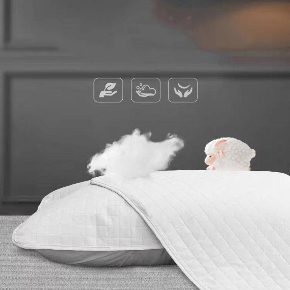 Head Oil Pillow Case Protector Cotton Pillowcase Comfortable Pillow Core Protection