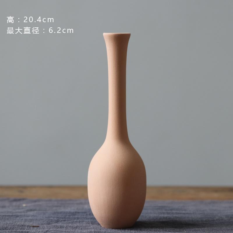 Unglazed Ceramic Vase Nordic Minimalist, Creative DIY Pottery for Home Decor, White Bisque Flower Holder Photo Prop