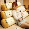 110/130cm Long Plush Bread Pillow Cute Simulation Toast Soft Texture Doll Pillow Cushion Home Decoration Toysets Birthday Present Perfect Gift