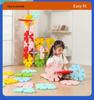 Educational 26cm Geometric Snowflake Blocks for Toddler Sensory Integration and Building