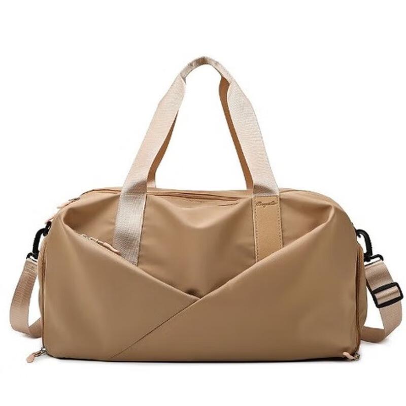 

TOUO Large Capacity Gym Travel Duffel Bag with Wet/Dry Compartment 46x27x25 cm