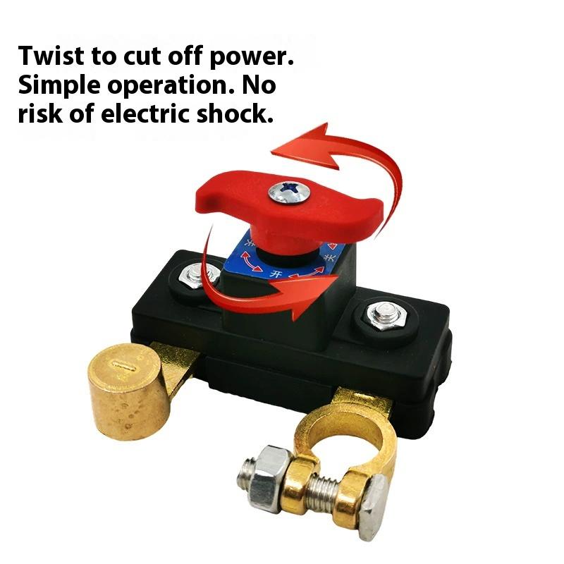12V/24V Autobatterie Trennschalter Manuell Automatisch Leitungsschutzschalter Anti-Stromausfall Kriechstromschutz Universal Autoteile