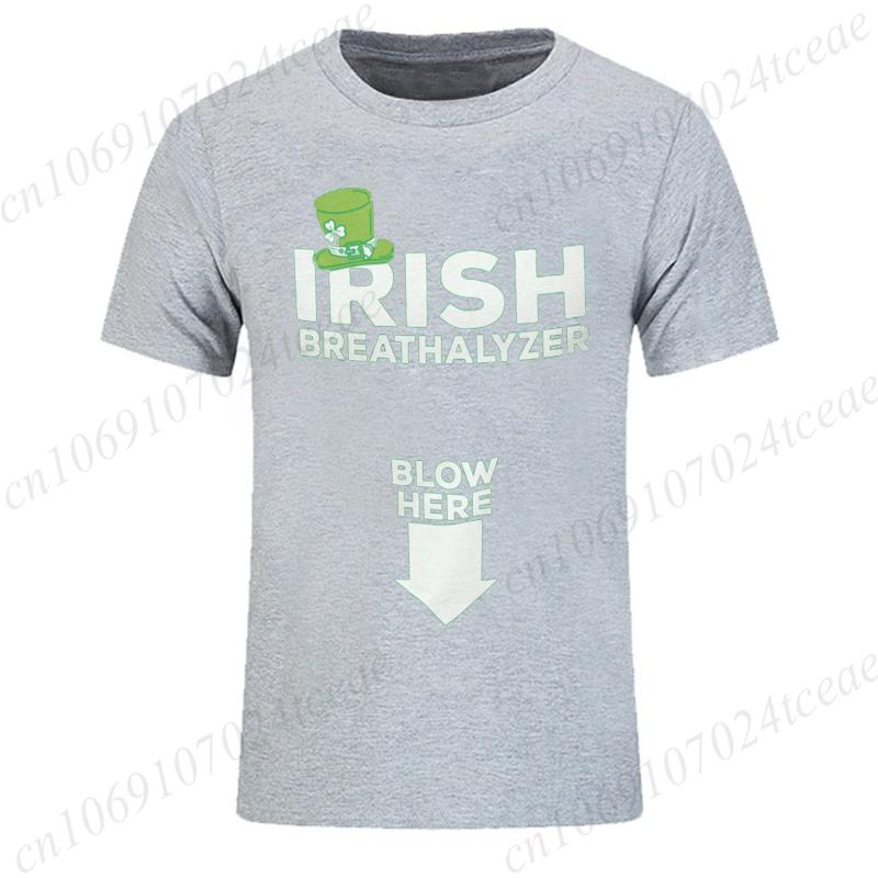 Irish Breathalyzer T-Shirts Saint Patricks Day Funny Irish T-shirt Party Drinking Shirt Mens Funny St Patricks Day Tees