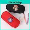Trousse à crayons en toile Pirate Gear One Piece avec fermeture éclair pour étudiants et collectionneurs