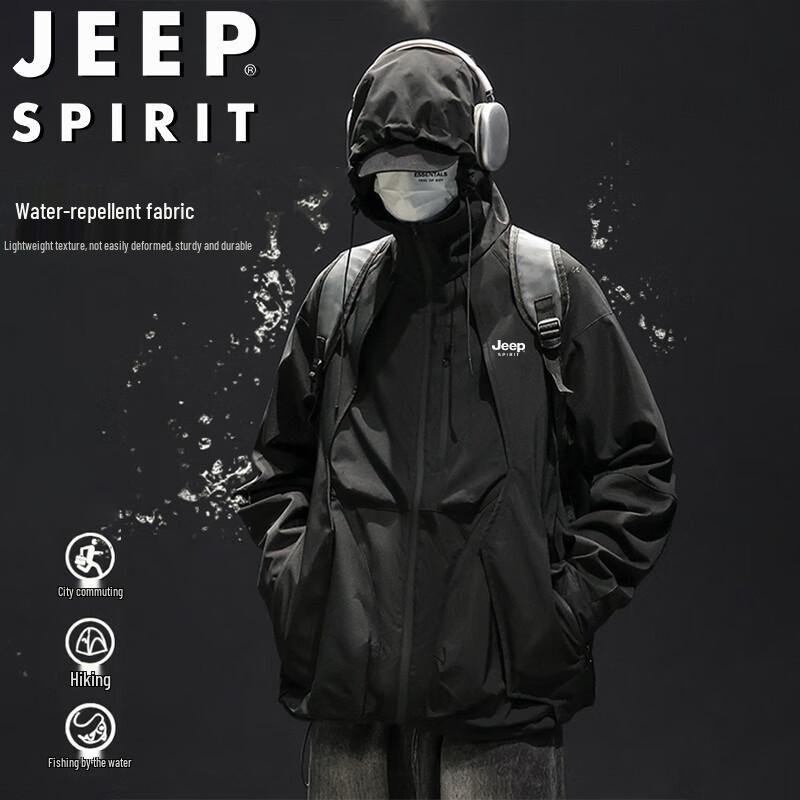 JEEP SPIRIT Men's Spring Autumn Casual Outdoor Jacket