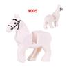Medieval series of war horses, Lord of the Rings mounted Wolf series, children's educational assembling building block toys.