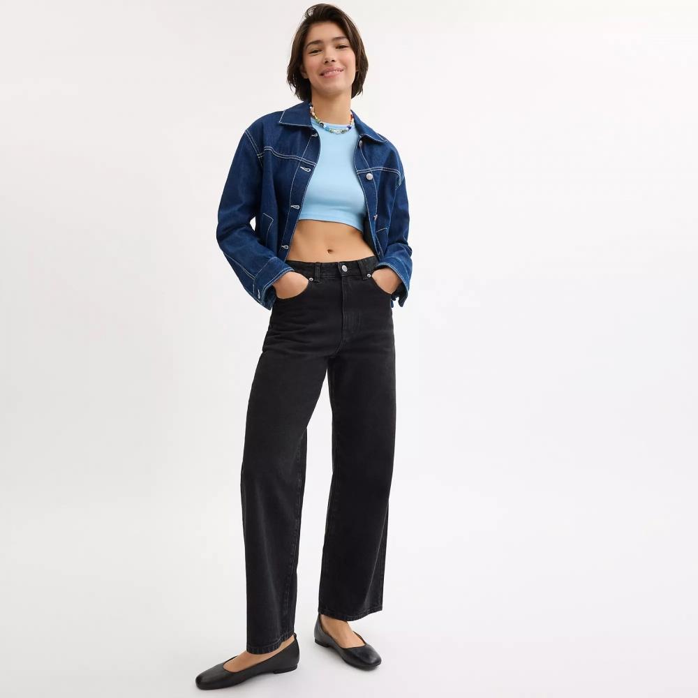 Coach Denim Jeans Black