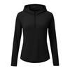 Top Atletico Leggero da Donna con Cappuccio Colorato per Allenamenti all'Aperto