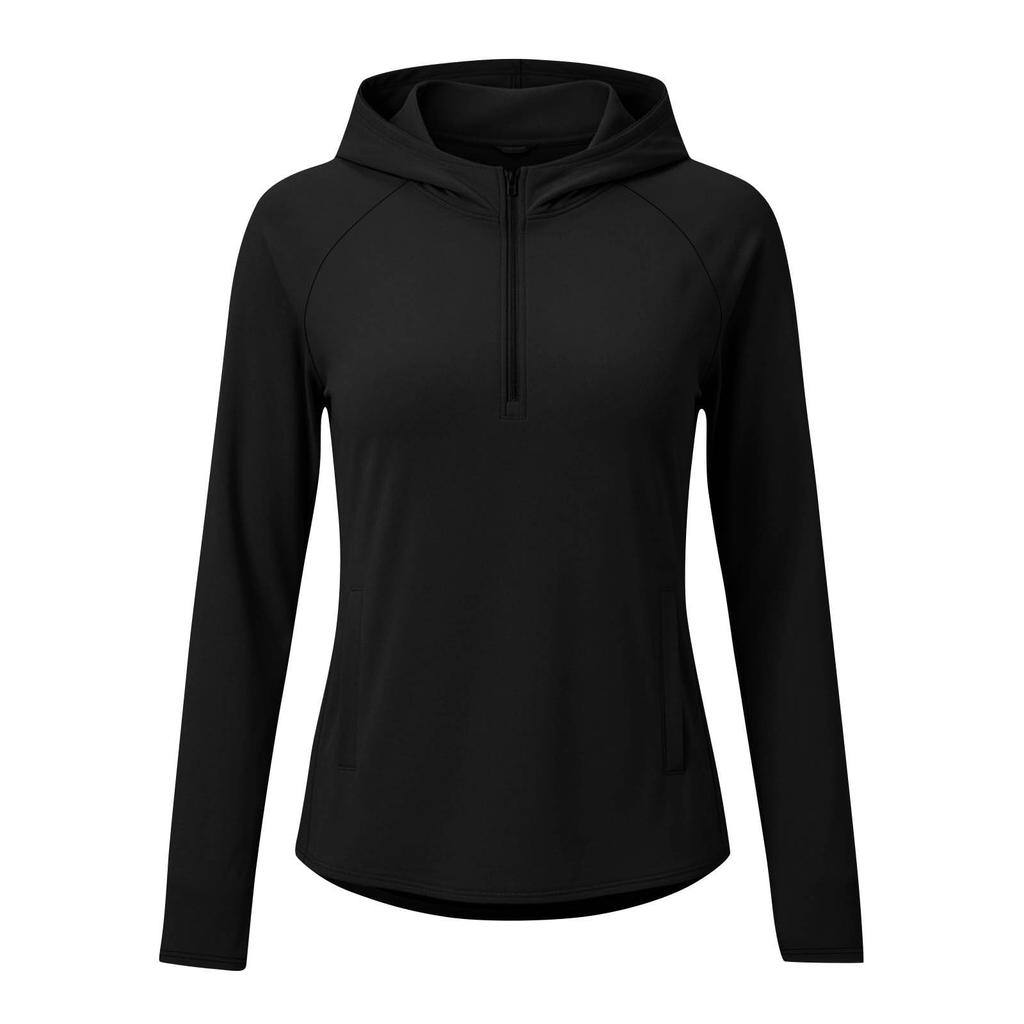 Top Atletico Leggero da Donna con Cappuccio Colorato per Allenamenti all'Aperto
