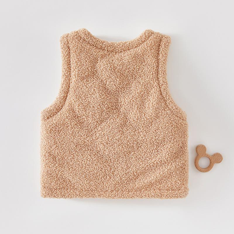 Super Cute Baby Vest: Thick Cotton-Padded, Sleeveless Jacket for Boys & Girls, Newborn To Infant, Autumn/Winter