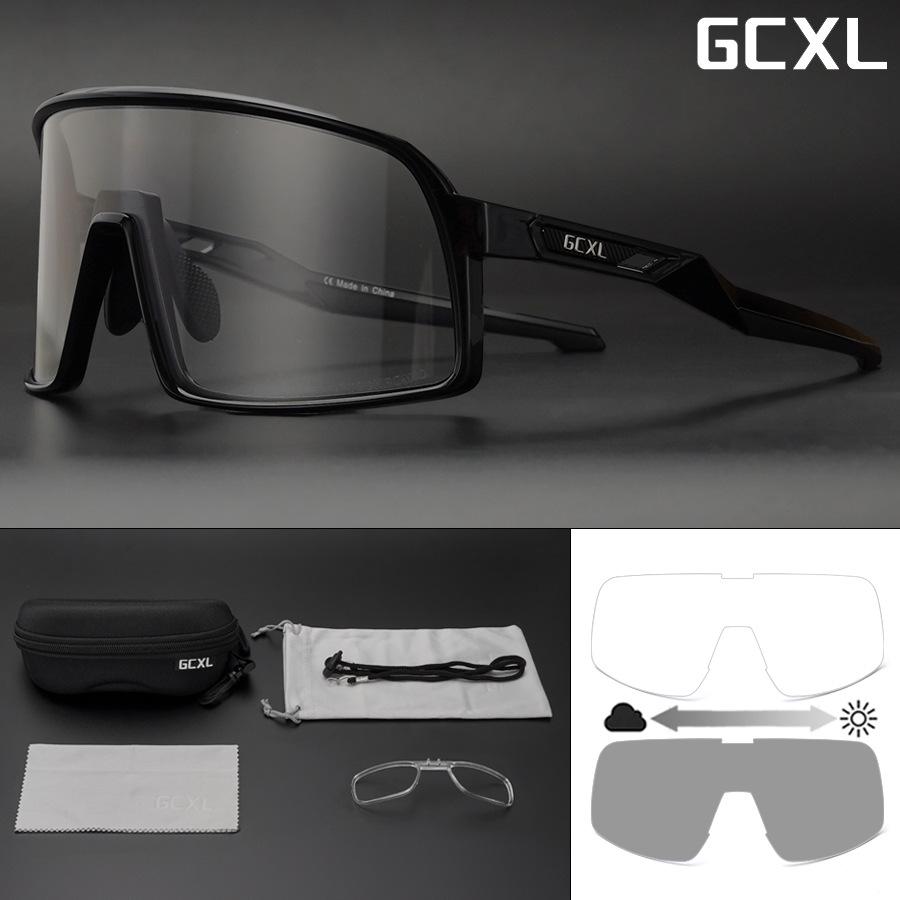 

GCXL Photochromic Sports Sunglasses for Men & Women - Protective Glasses for Cycling, Hiking, Mountaineering