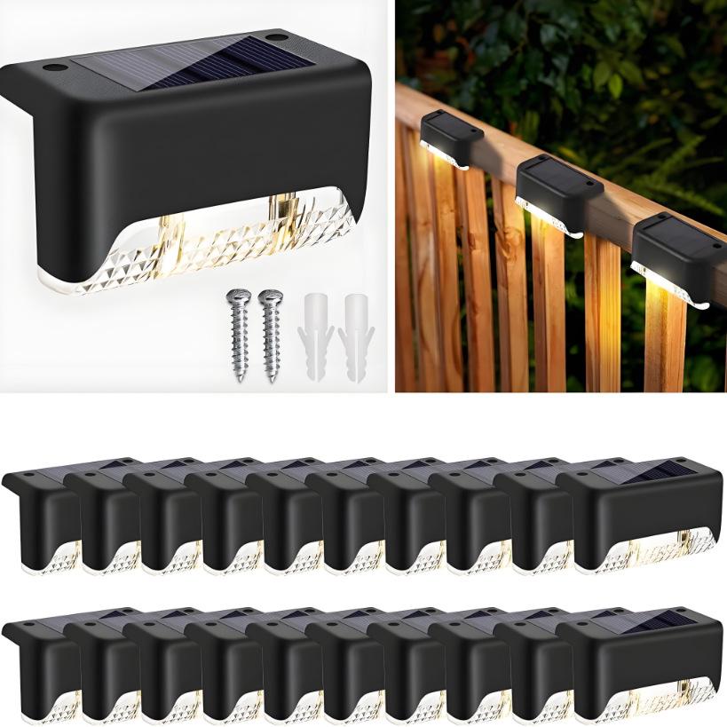 Solar-Powered Outdoor Step Light: Auto-On At Dusk