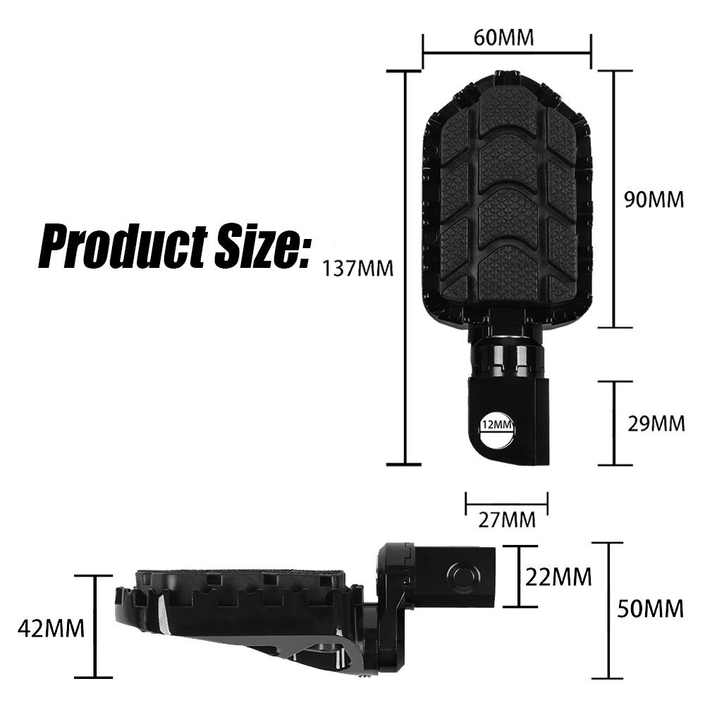 For KAWASAKI Z 900 Z900 2017-2023 Z 900 SE Z900RS 2022-2023 Motorcycle Wider Foot Pegs Pedal Foot Rest Aluminum Front Footrest