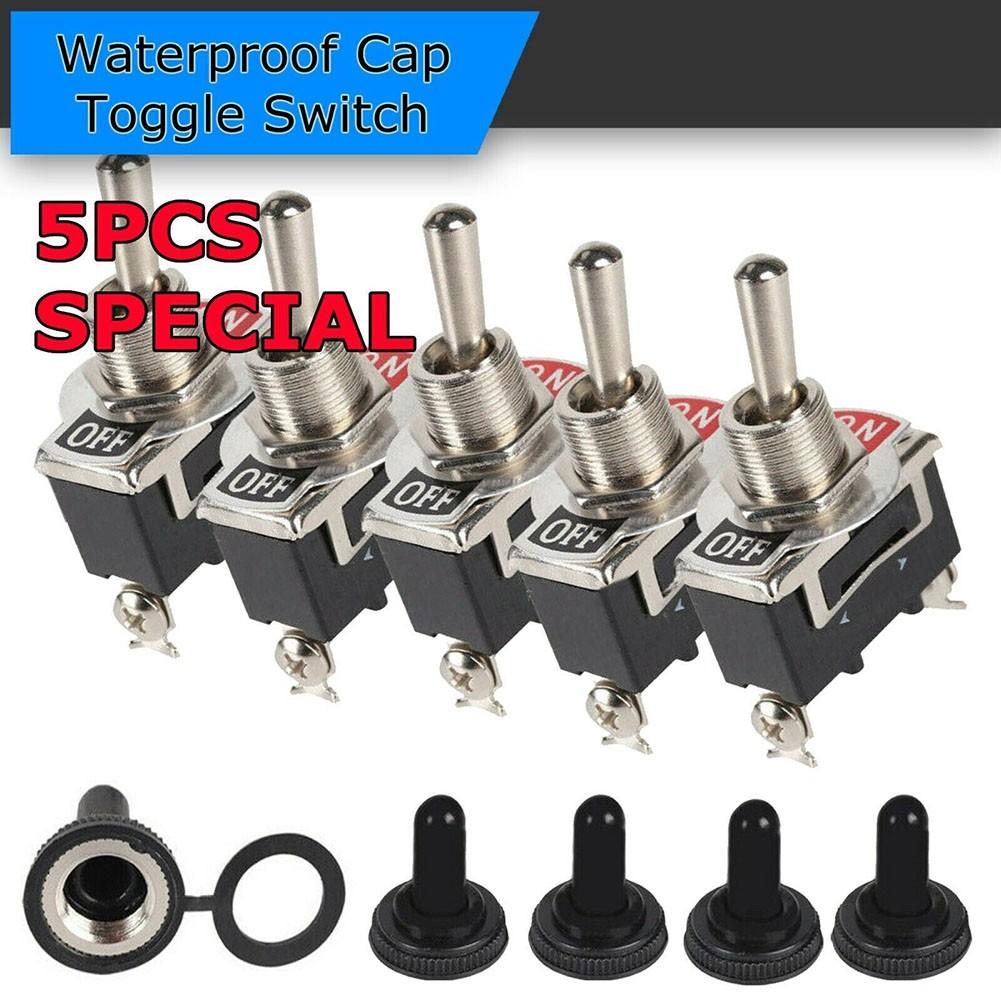 

Сверхмощный тумблер включения/выключения, набор из 5 штук для лодок, автомобилей и электроники