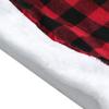 Adult Cosplay Santa Hat Comfortable Hat Traditional Lattice Pattern Christmas Santa Hat for Adult New Year Presents