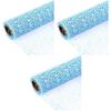 DIY Kids Hanging Gauze Jacquard Net for Flower Wrapping 3Pcs Sky-Blue