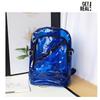 Women s Transparent Backpack Large Capacity Bright Color Bag Waterproof Beach Backpack