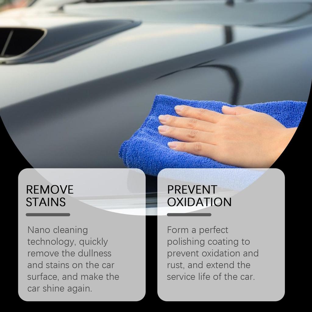 Homonth car coating agent, smooth surface cleaning, decontamination, restore luster, easy to operate, daily maintenance 1set