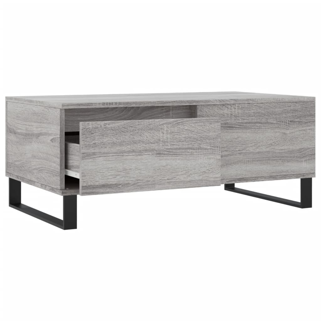 Coffee Table Gray Sonoma 90 x 50 x 36.5 cm Particleboard