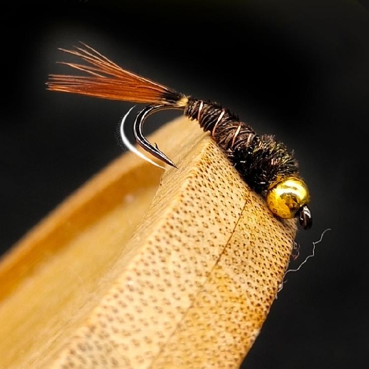 Fly Fishing Lures 6pcs Effective Nymph Fly With Natural Pheasant Tail Pattern To Attract Game Fish