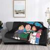 Rodiny Kluci Kreslené Deky Peter Griffin Fleece Vtipná Měkká Plédová Deka pro Ložní Prádlo Obývací Pokoj Podzim/Zima Kancelář
