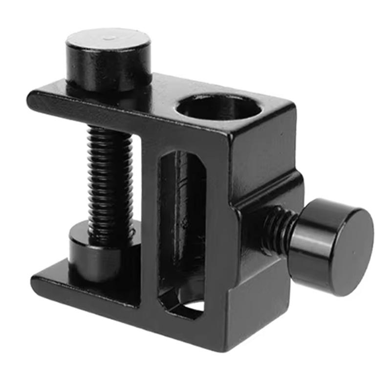 A25F-Light Stand Table Clamp Adjustable Fixing Clip Outdoor Camping Lamp Camera Holder Bracket Jaw Bench Vice Protector