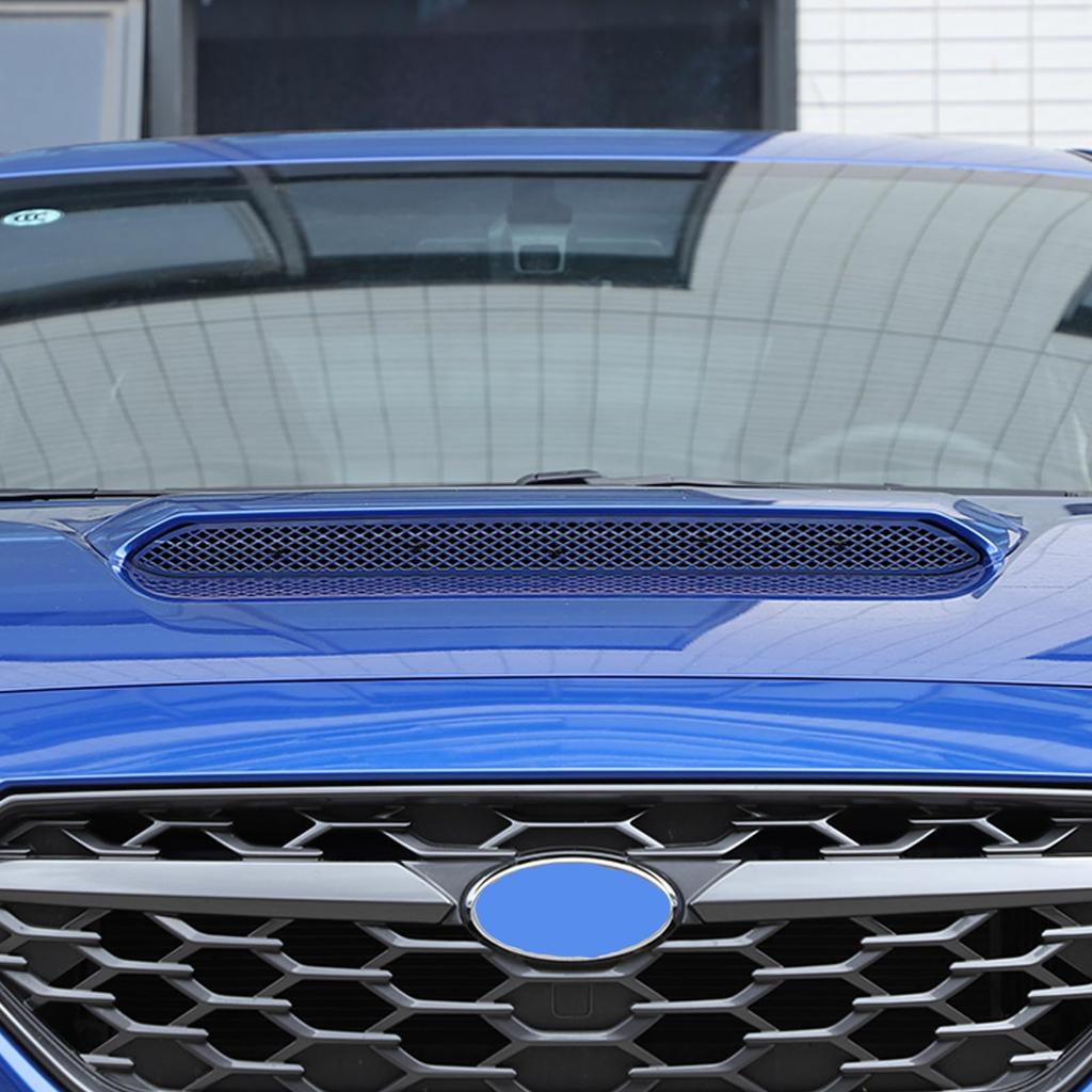 Rustfritt Stål Panser Ventil Panserdeksel for Subaru WRX Luftventil Trim Ventil Inntaksscoop Turbo Front Luft Bilpanser Dummy Luft Eksteriør Biltilbehør