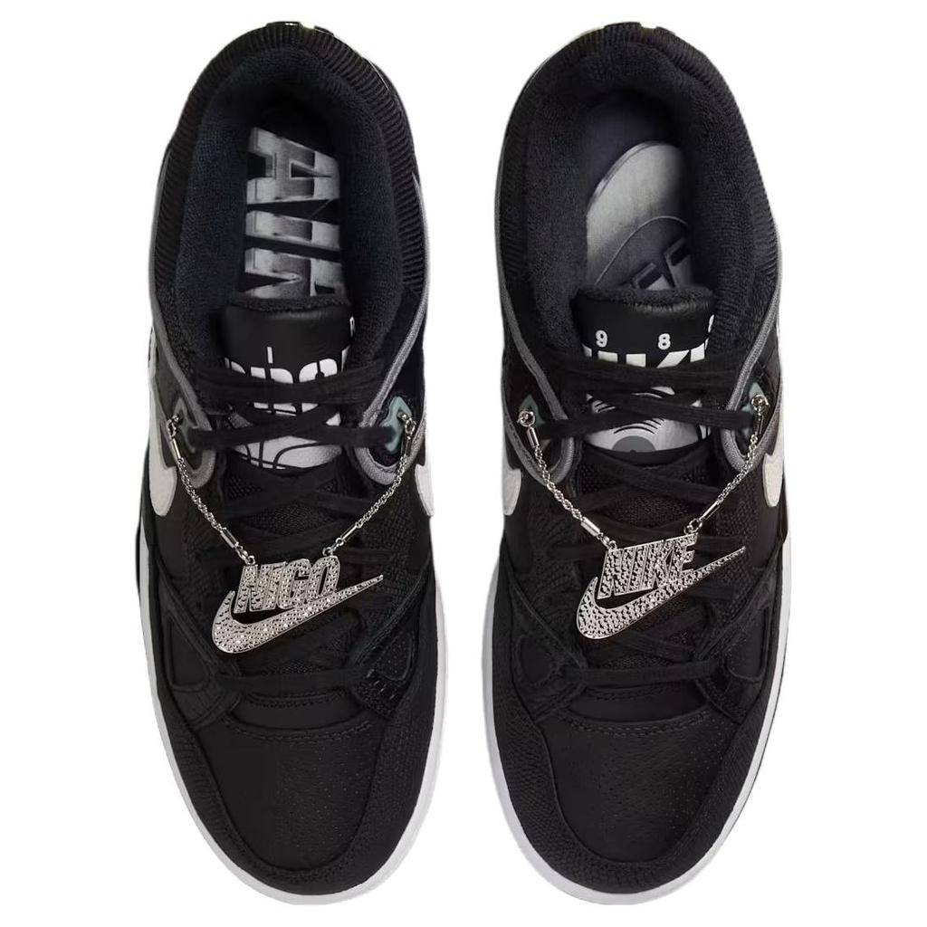 Nigo x Nike Air Force 3 Low Black Croc Unisex Sneakers Smoke-Grey Metallic-Platinum White HF7630-001