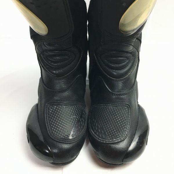 FORMA Motorcycle Racing Boots Black Protector Equipped Size 39 24.0-24.5 Boots/Shoes(USED)