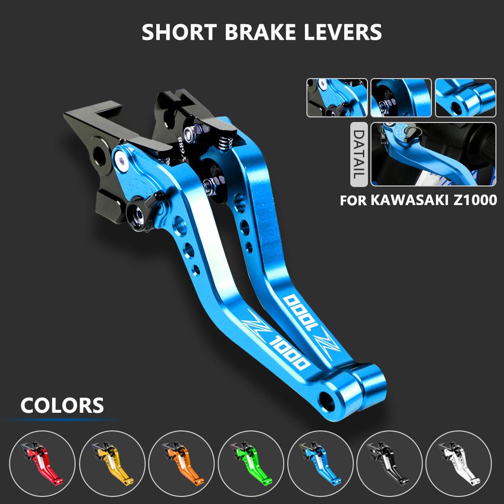 

Для kawasaki Z1000 2003 2004 2005 2006 короткий тормозной рычаг сцепления с ЧПУ мотоциклетные ручки