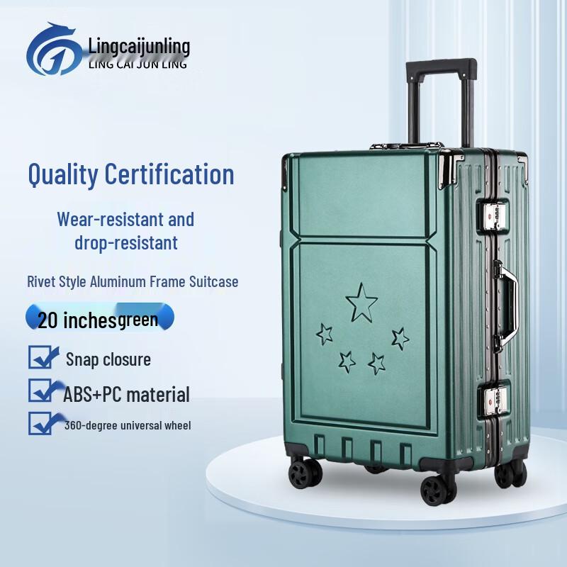 Ling Cai Jun Ling ABS Hardside Business Spinner Suitcase