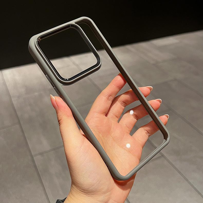 Geeignet für Xiaomi 15pro Acryl Xiaomi 14pro Metallrahmen Vollständige Abdeckung Transparent 14 High-End-Haptik 15 Schutzhülle