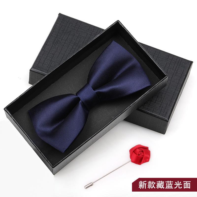 Bow Tie Men'S Wedding Groom Best Man Red Suit Shirt British Brothers Korean Bow Women'S Gift Box