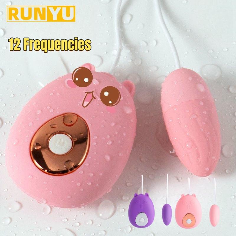 Vibrators Sex Toys for Women Clitoris Stimulator Dildo Egg Vibrator 12 Speeds Adult Product