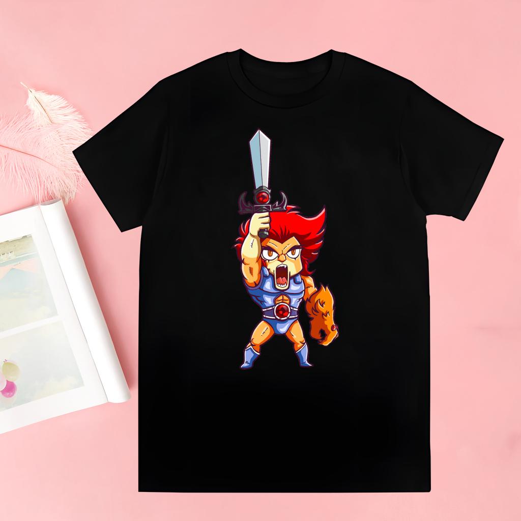 Thundercats Thunder Cats Lion Cat Thunder Cartoon Harajuku Man T Shirts Tees Shirt Tops Short-Sleeved Aesthetic Anime T Shirt
