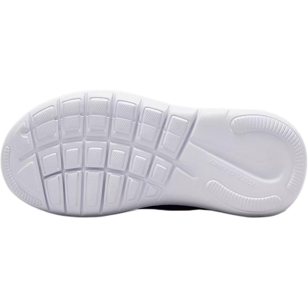 Nike Flex Runner 4 Casual Fashion Simple Versatile Kids Running Shoes Kids Sneakers Black White IF2894-401