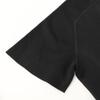 HERMES [Excellent Condition/Domestically Authorized] Coaching Silk Blend Short Sleeve Knit Sweater/ tops 38 blackUsed