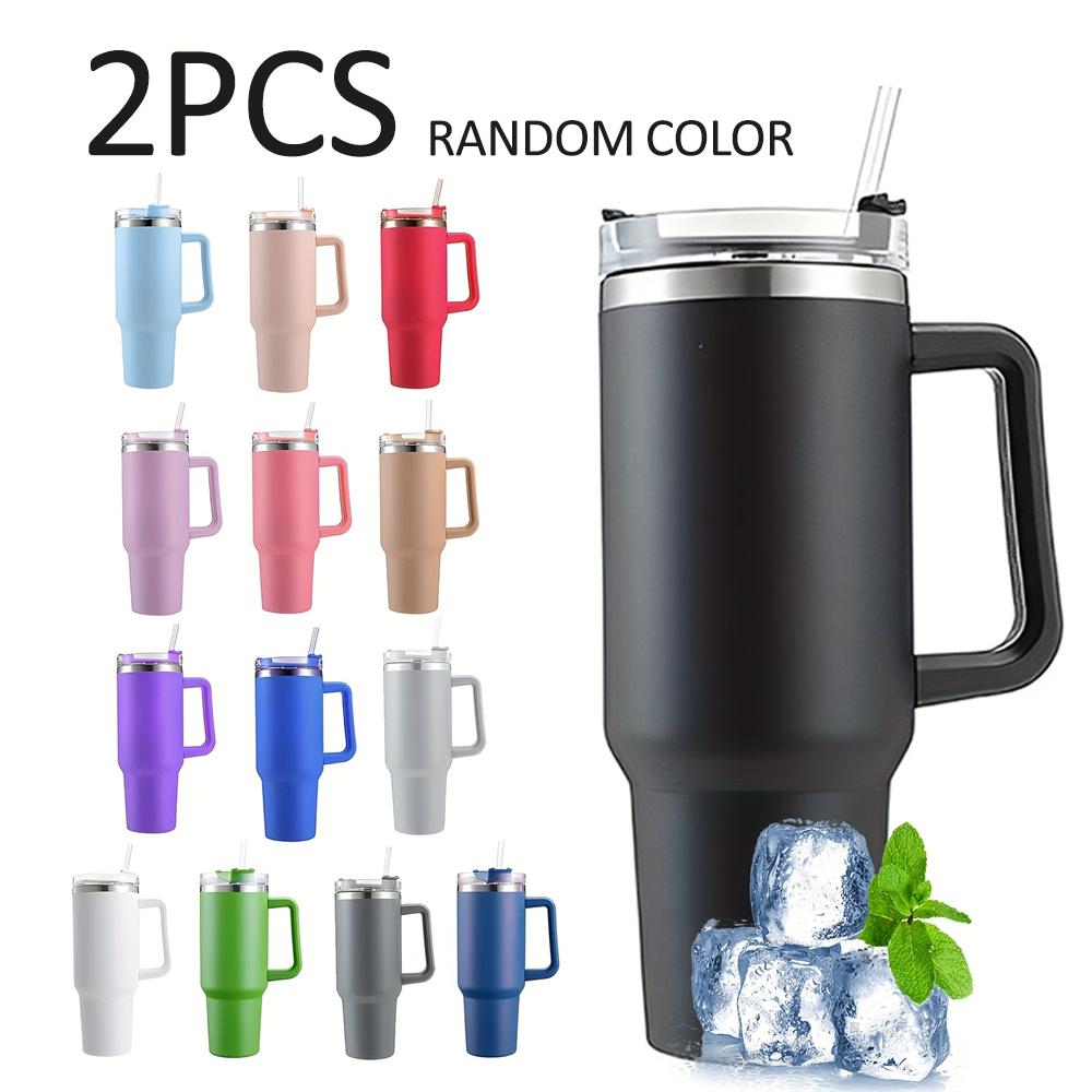 40oz Becher Vakuumisoliert Thermoskanne Kundenspezifischer Reisebecher Edelstahl Wasserflasche Kaffeetassen mit Henkel Outdoor Trinkgeschirr