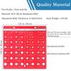 Thread Checker, 28 Nut and Bolt Thread Checker, Bolt Size and Thread Gauge, Thread Checker Standard and Metric, Vktoma Aluminum Bolt and Nut