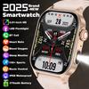 2025 Ny Dame Smartklokke Lommelykt 2,01” HD-skjerm AI Stemme Bluetooth-anrop Sportsklokker Helsemonitor Smartklokke Menn