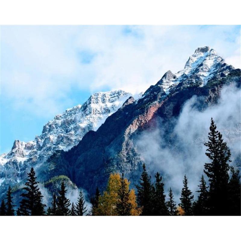 

5D DIY Алмазная картина Красивый водопад Алмазная мозаика Алмазная вышивка Полный набор Наборы для вышивки крестом Домашний декор Подарки Round 30x40cm