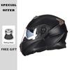 2025 New Professional Motorcycle Helmets Racing Flip Up Helmet ABS Material Modular Dual Lens Bluetooth Full Face Helmet DOT ECE