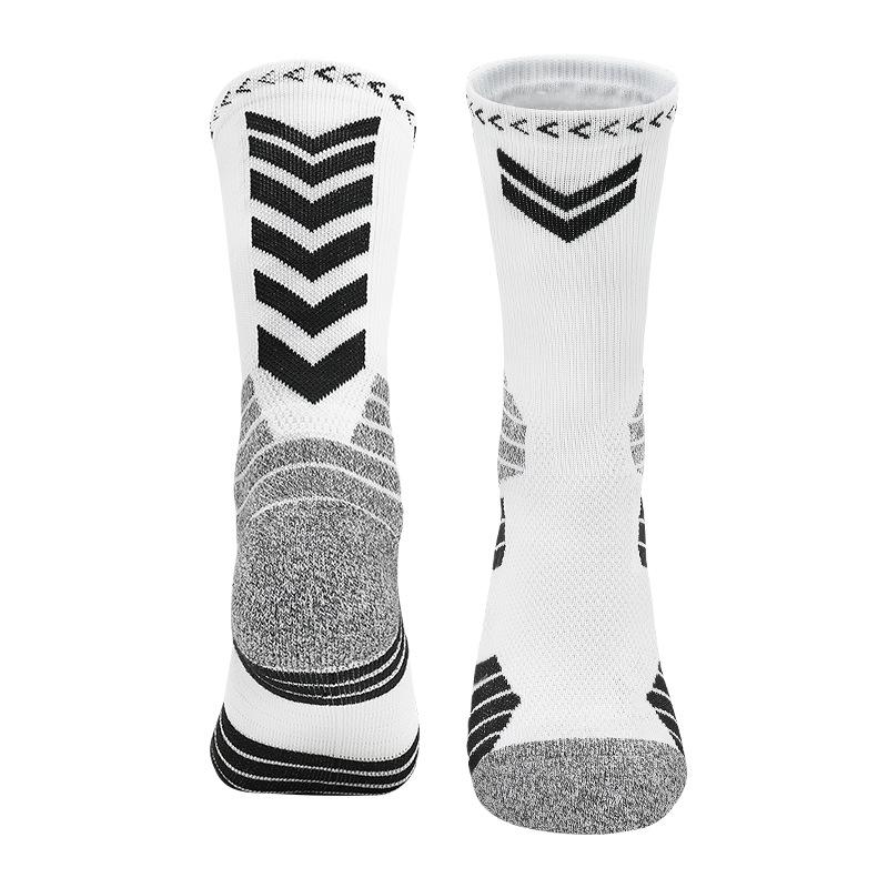 

Children S Actual Combat Elite Basketball Socks Boys And Adolescents Medium Tube Professional Training Towel Bottom High Tube Sports Socks Children kidssize(sizes34-38)_2Pcs