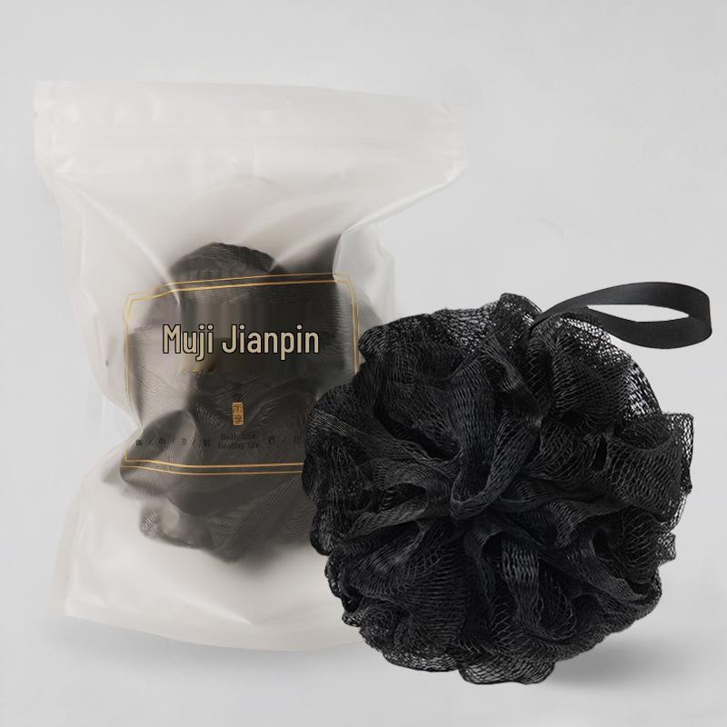 High-Grade Large Bath Sponge with Non-Dispersing Ribbon Design - Super Soft Women's Bathing Shower Ball